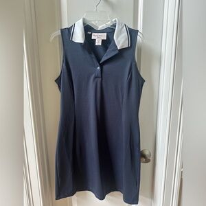 Tommy Bahama Navy Sleeveless Polo Golf Dress with shorts!